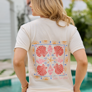 Sea La Vie Ivory Graphic Tee