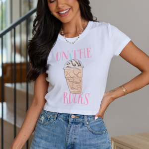 On The Rocks White Baby Graphic Tee