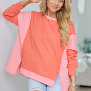 Robin Coral And Pink Pullover