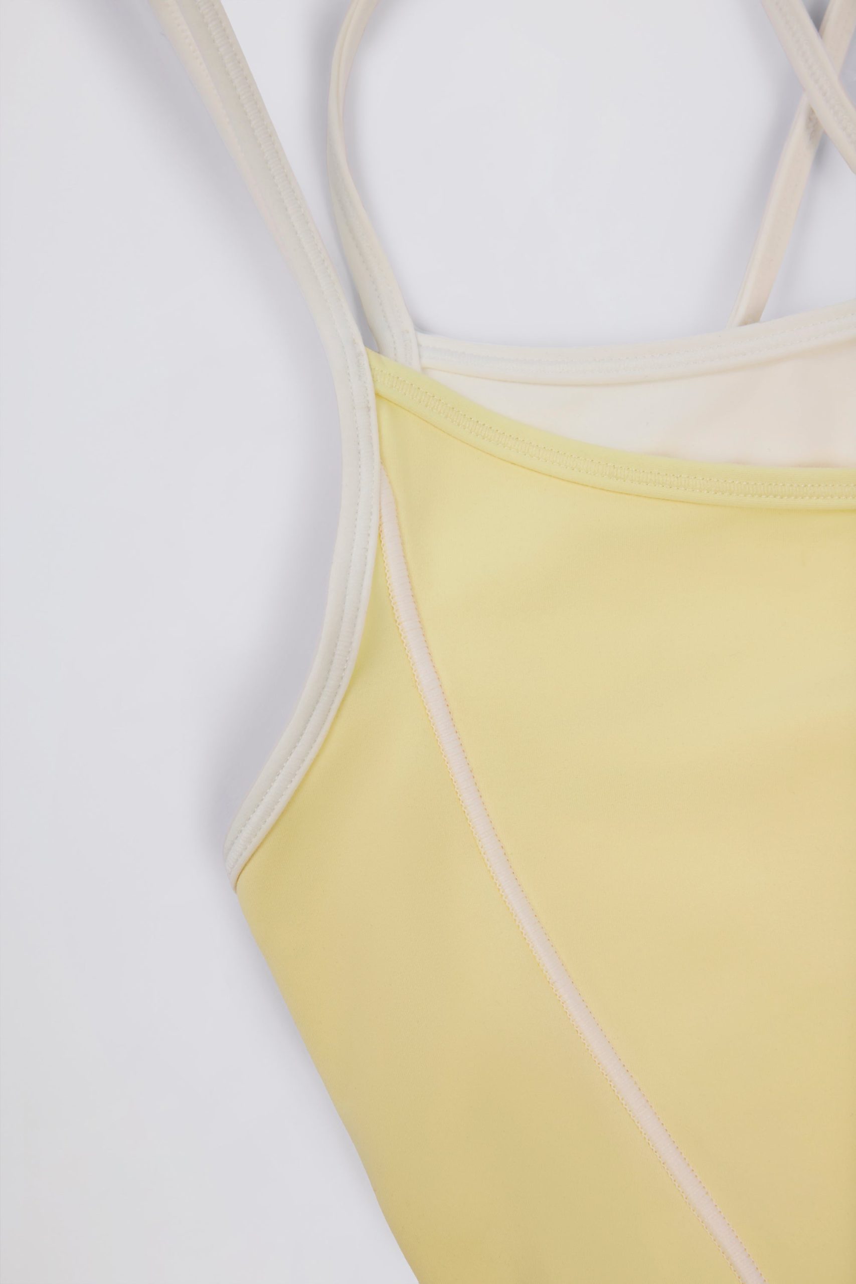 Soft Active Layered Tank Top in Soft Yellow - Image 6