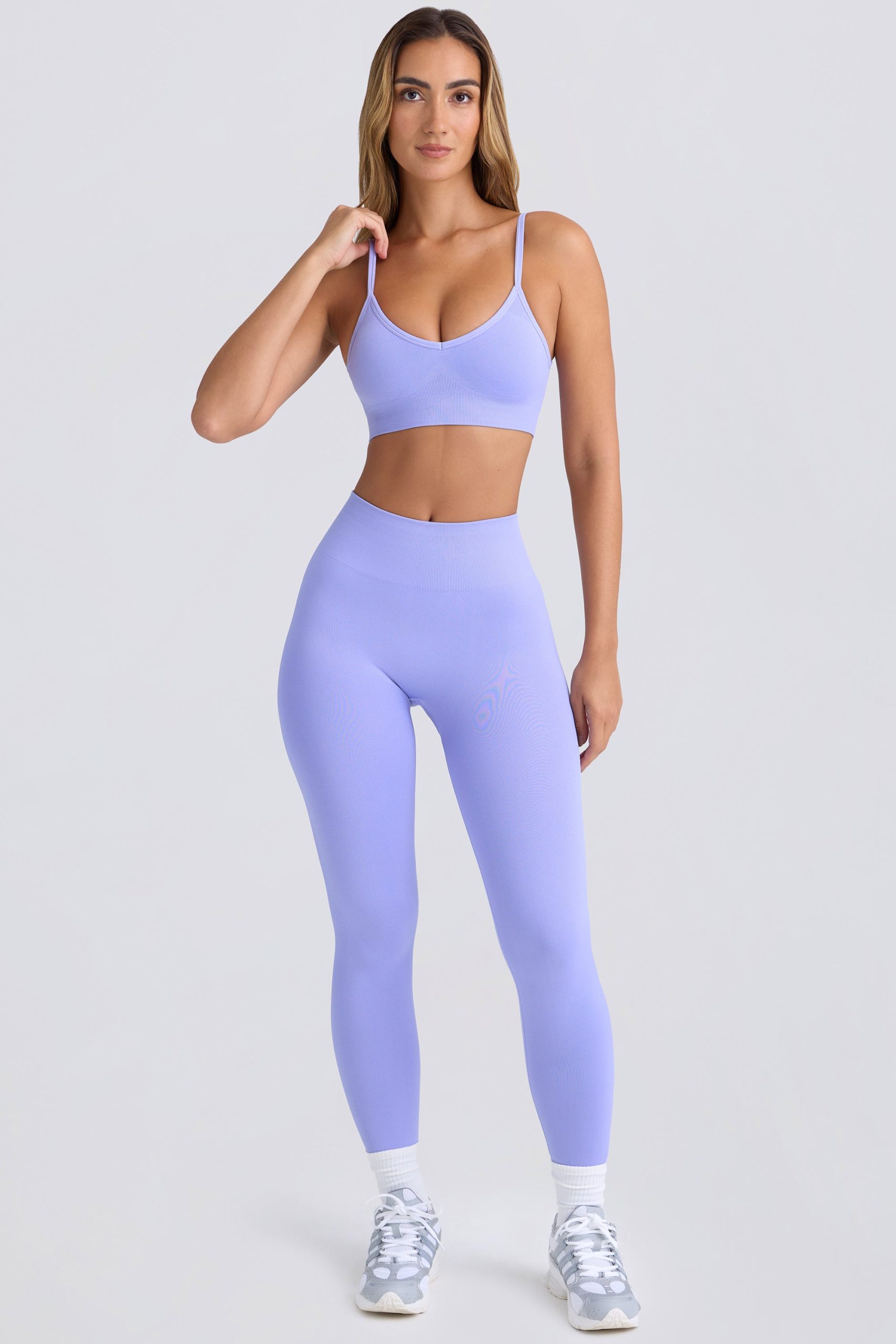 Super Sculpt Seamless Leggings in Periwinkle - Image 2