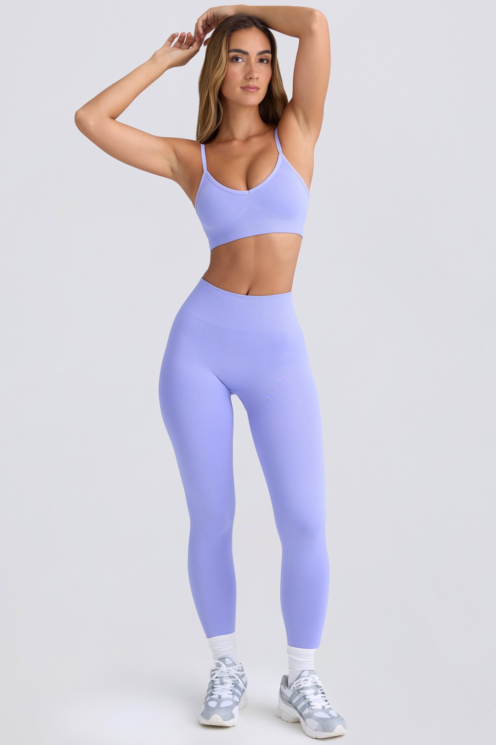Super Sculpt Seamless Leggings in Periwinkle - Image 4