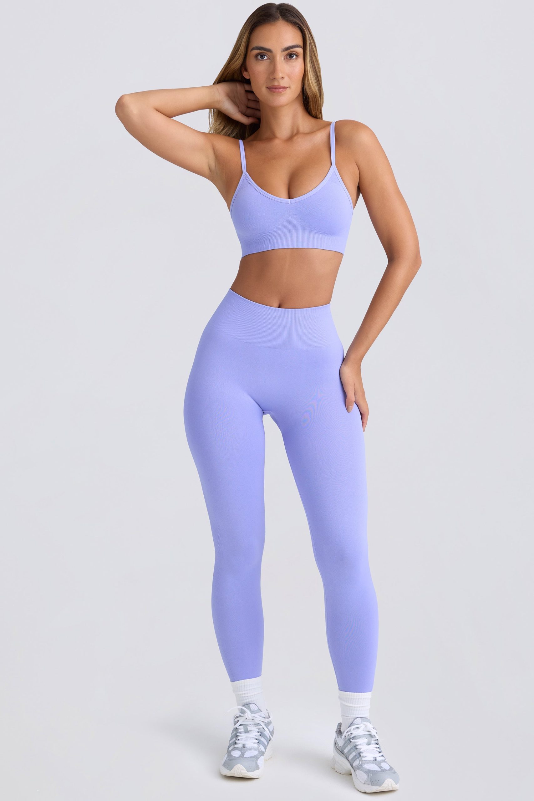 Super Sculpt Seamless Leggings in Periwinkle - Image 7