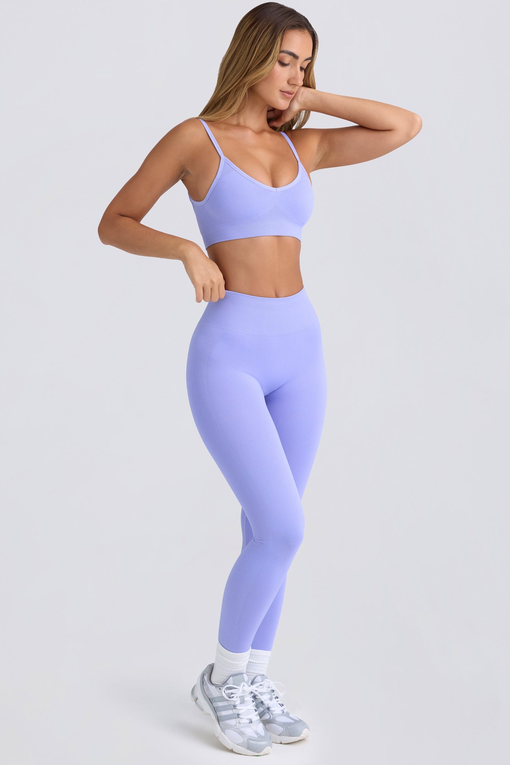 Super Sculpt Seamless Leggings in Periwinkle - Image 5
