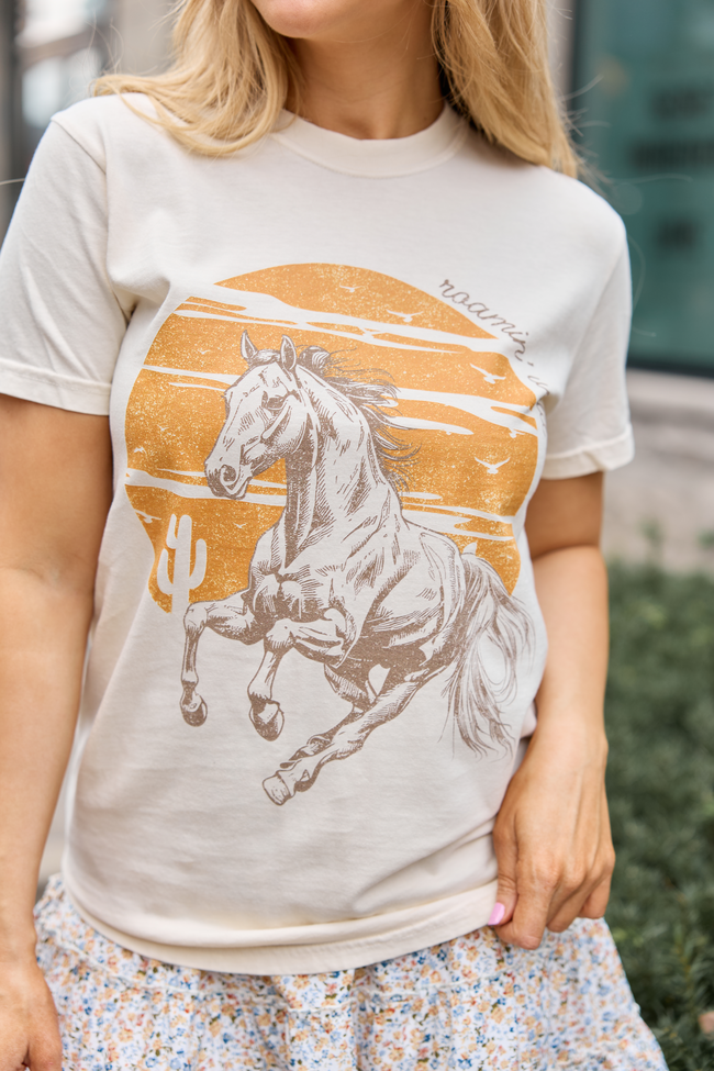 Roamin' Wild Ivory Graphic Tee - Image 2