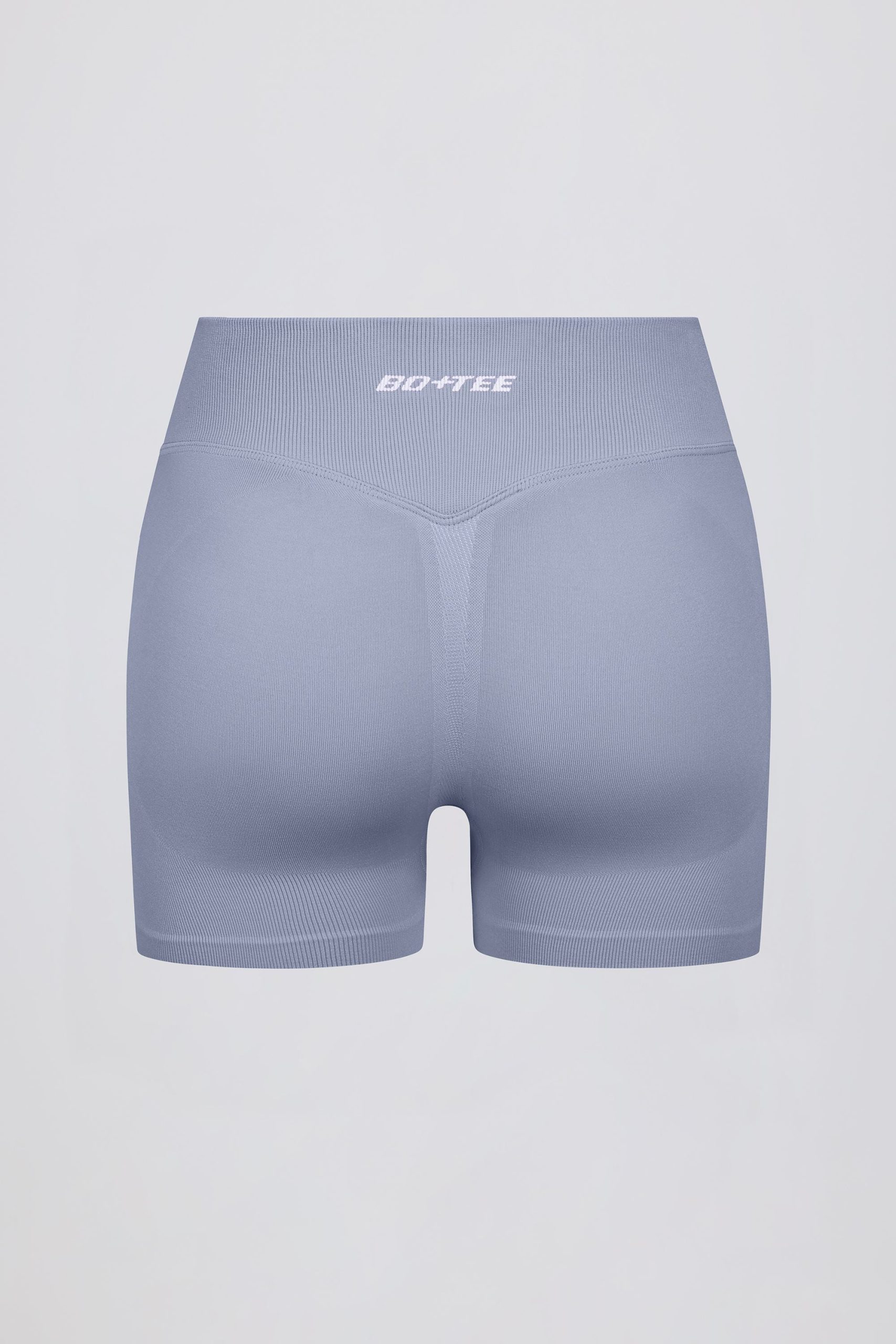 Define Luxe Mini Shorts in Blue Grey - Image 8