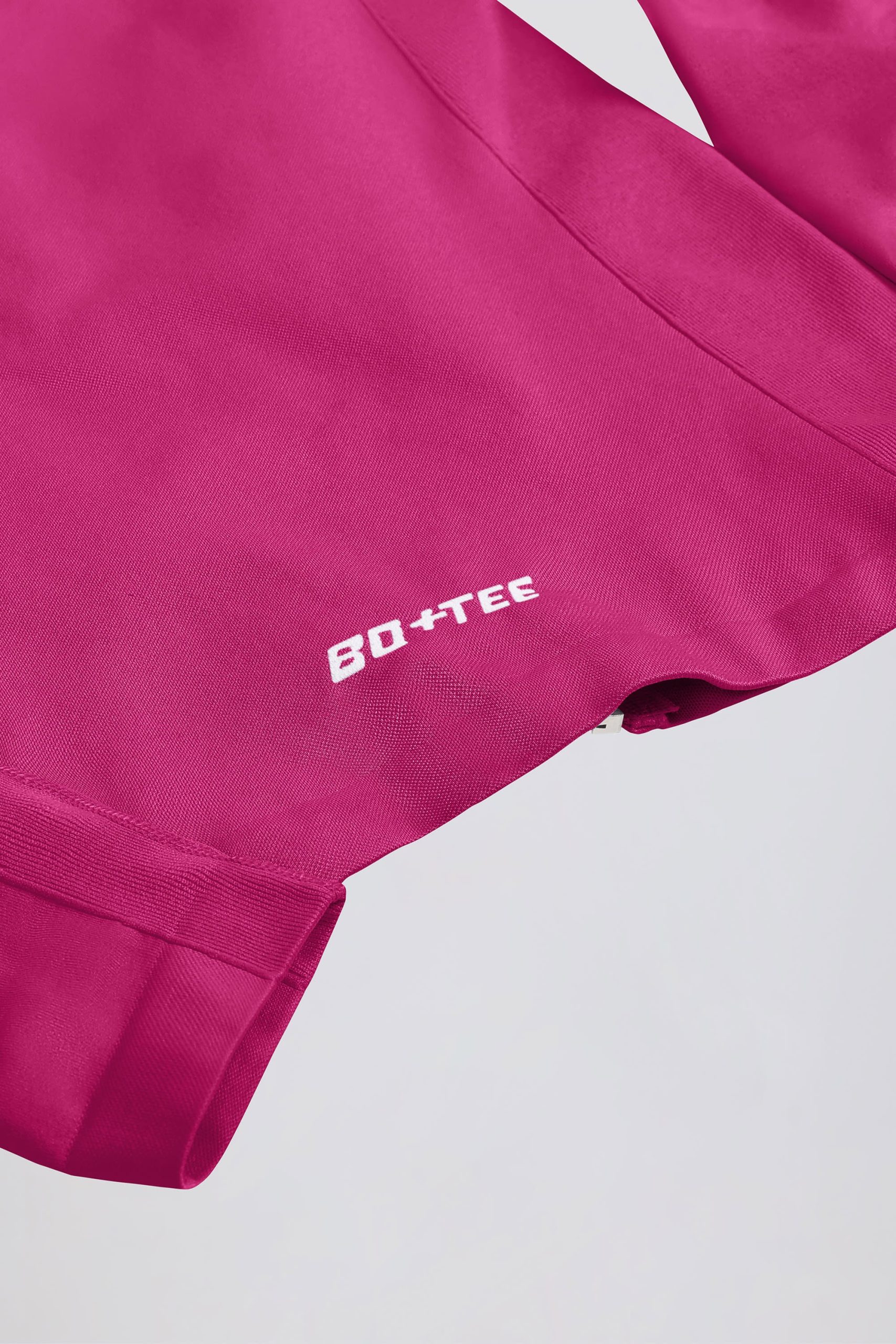 Define Luxe Zip-Up Jacket in Berry - Image 10