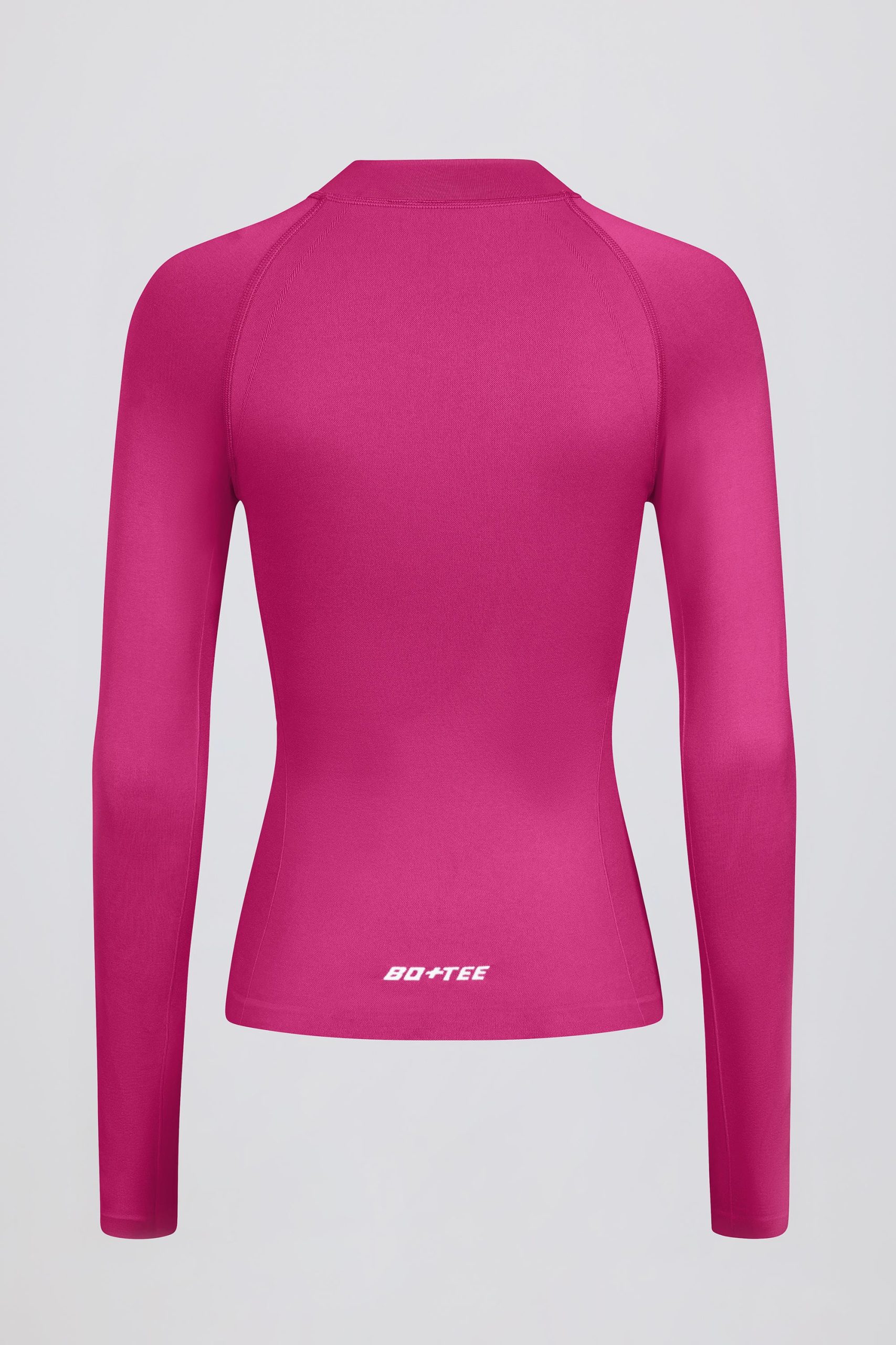 Define Luxe Zip-Up Jacket in Berry - Image 8